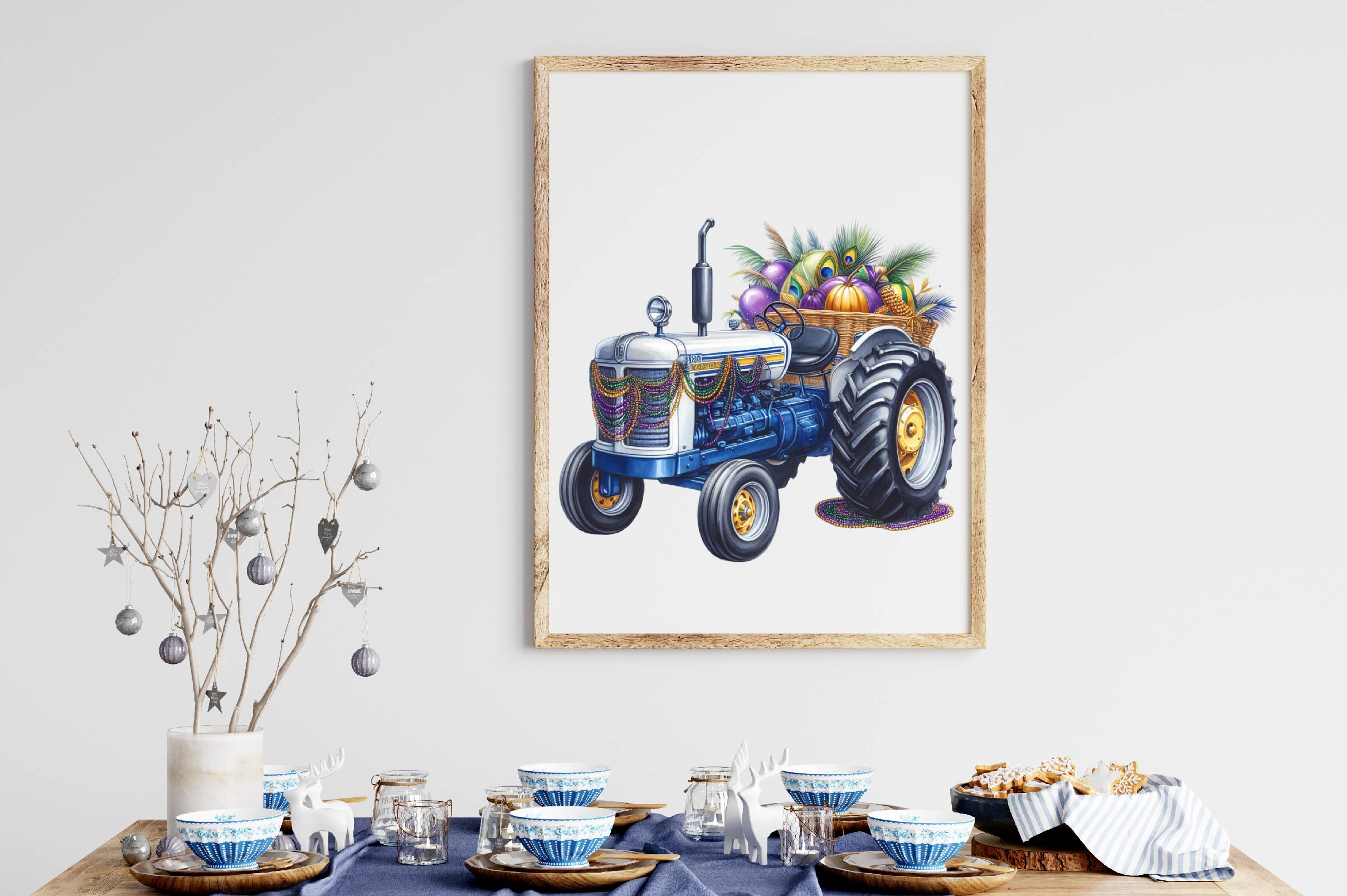 Mardi Gras Traktor Clipart Bundle - CraftNest - Digital Crafting and Art