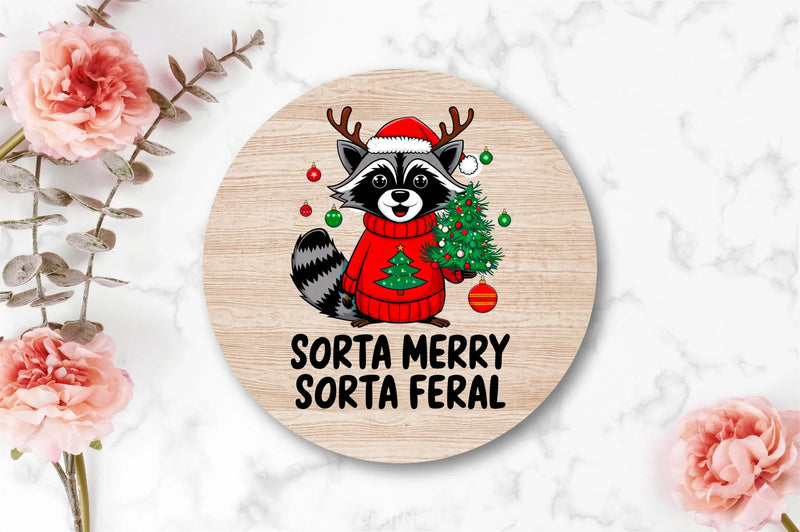 Sorta Santa Sorta Feral Christmas Feral Clipart Bundle - CraftNest - Digital Crafting and Art