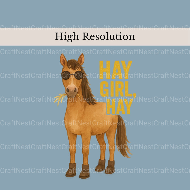 Funny Horse Quotes Clipart Bundle - CraftNest - Digital Crafting and Art