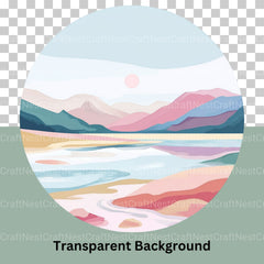 Landscape Abstract Clipart Bundle - CraftNest - Digital Crafting and Art