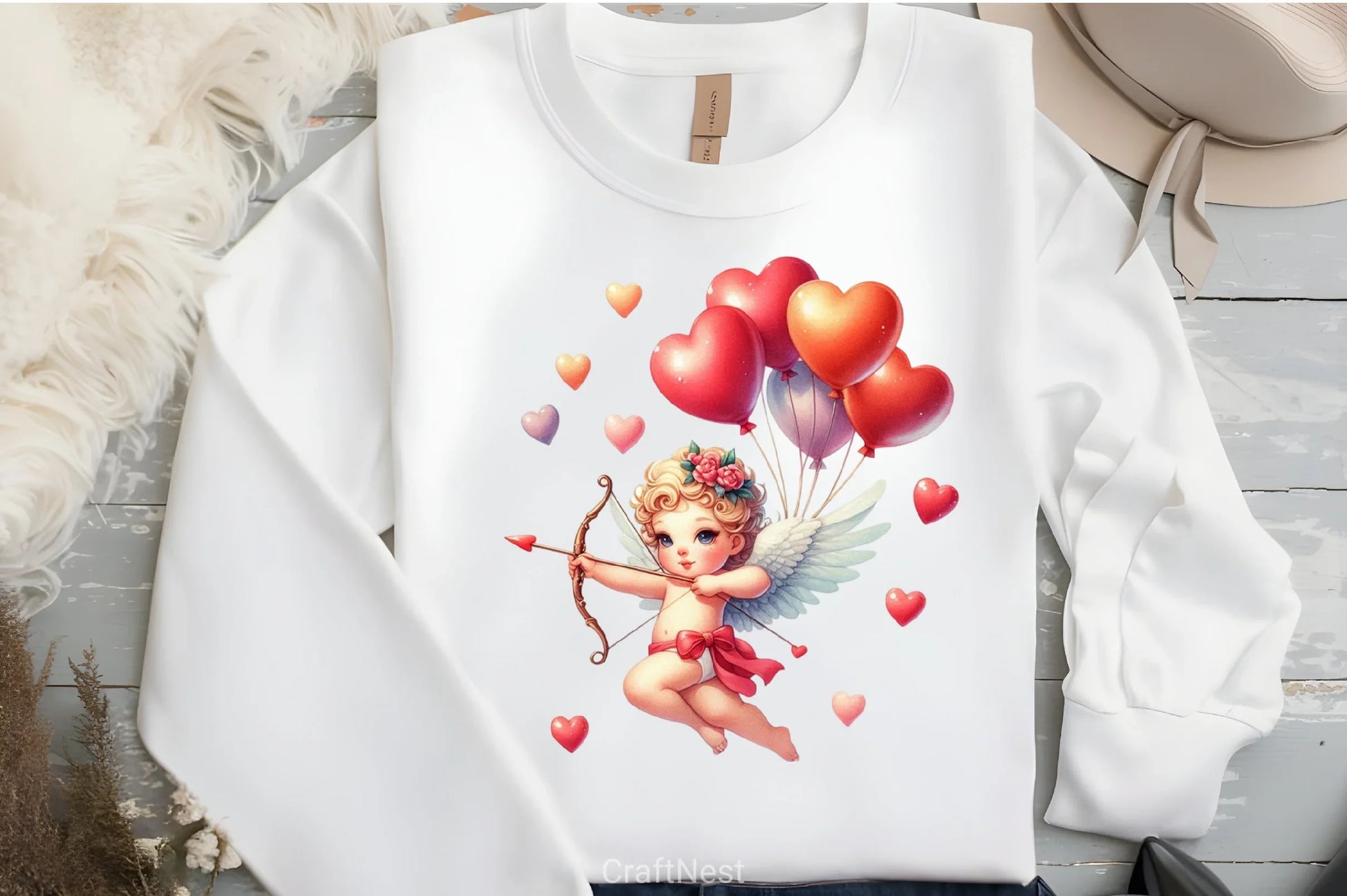 Valentine Cupid Clipart Bundle - CraftNest - Digital Crafting and Art