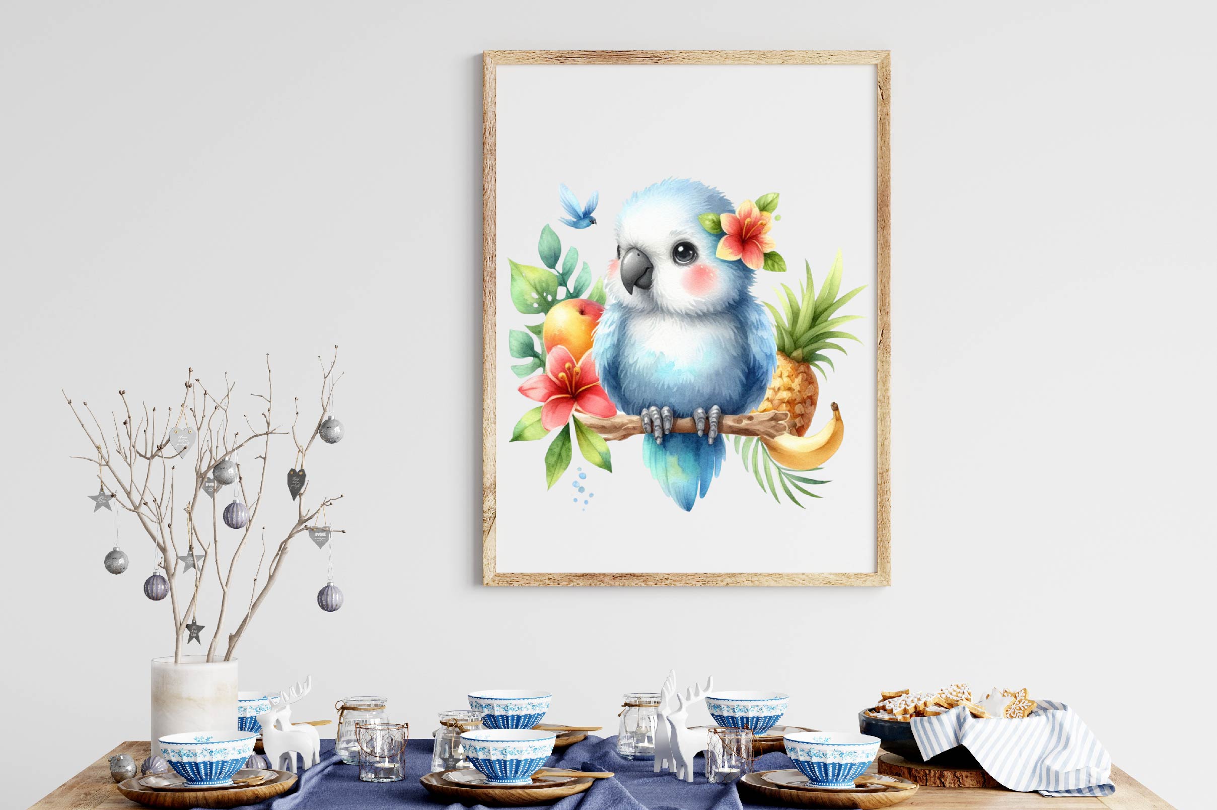 Parrot Art Nursery Clipart Bundle - CraftNest - Digital Crafting and Art