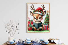 Funny Christmas Reindeer Clipart Bundle 6 - CraftNest - Digital Crafting and Art