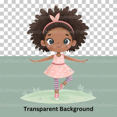Quirky Black Girls Clipart Bundle - CraftNest - Digital Crafting and Art