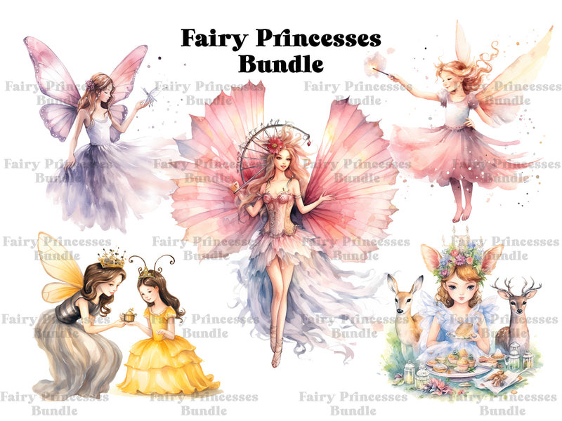 Fairy Princesses Clipart - CraftNest