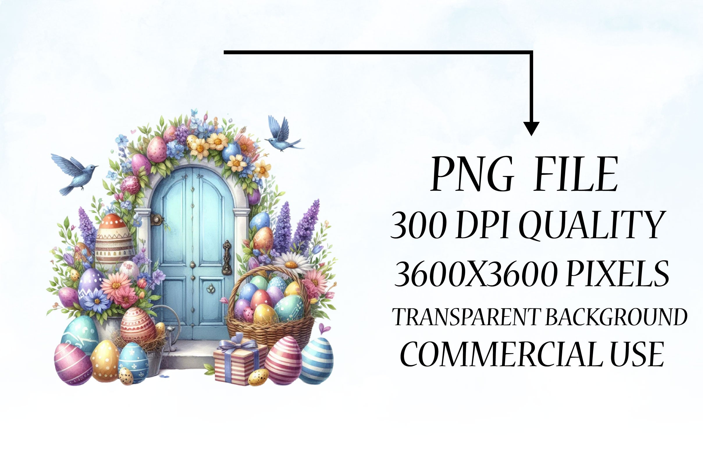 Easter Door Clipart Bundle - CraftNest - Digital Crafting and Art