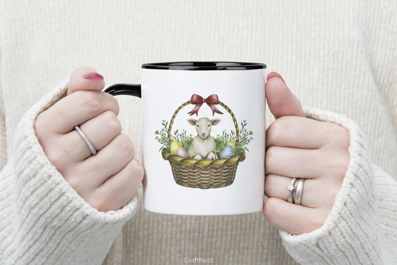 Easter Lamb Clipart Bundle - CraftNest - Digital Crafting and Art