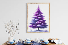 Purple Christmas Tree Clipart Bundle 2 - CraftNest - Digital Crafting and Art