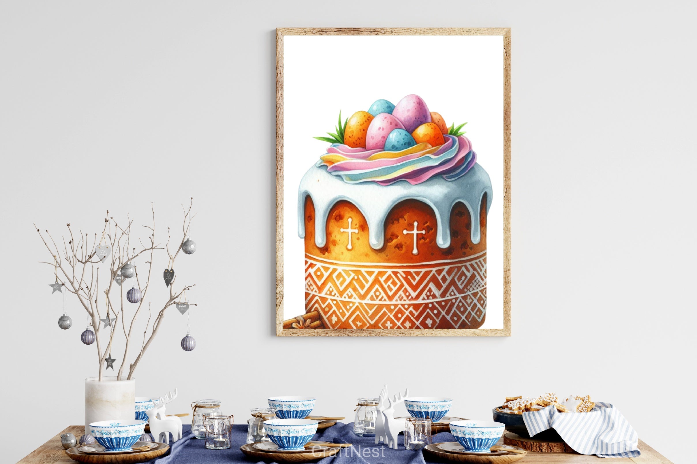 Easter Cakes Clipart Bundle - CraftNest - Digital Crafting and Art