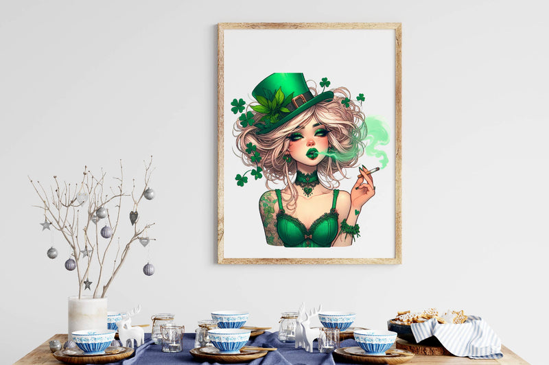 St Patrick's Day Chibi Girl Clipart Bundle - CraftNest - Digital Crafting and Art