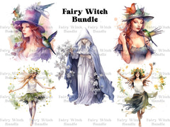 Fairy Witches Clipart - CraftNest