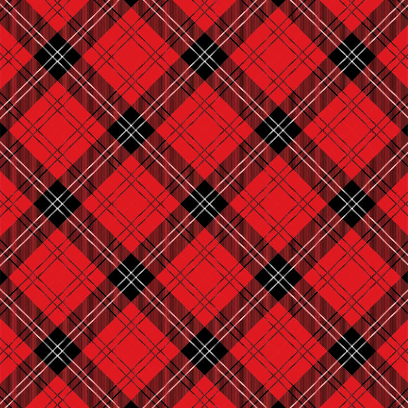 Christmas Cottage Seamless Digital Paper - CraftNest - Digital Crafting and Art