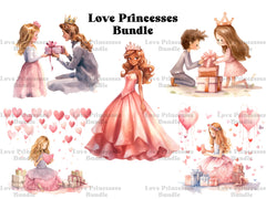 Love Princesses Clipart - CraftNest