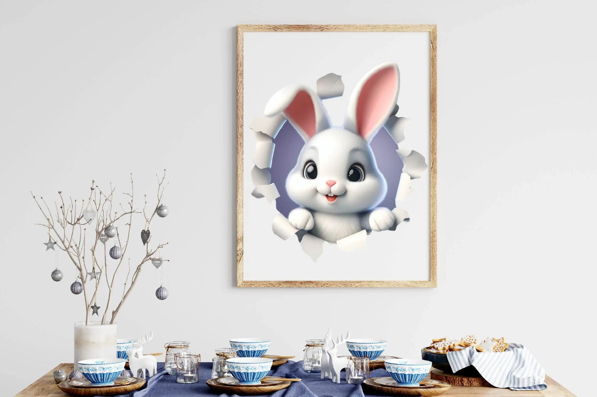 Easter Bunny Peeking Out Clipart Bundle - CraftNest - Digital Crafting and Art