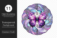 Butterfly Wind Spinner Clipart Bundle - CraftNest - Digital Crafting and Art