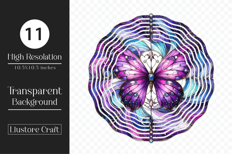 Butterfly Wind Spinner Clipart Bundle - CraftNest - Digital Crafting and Art