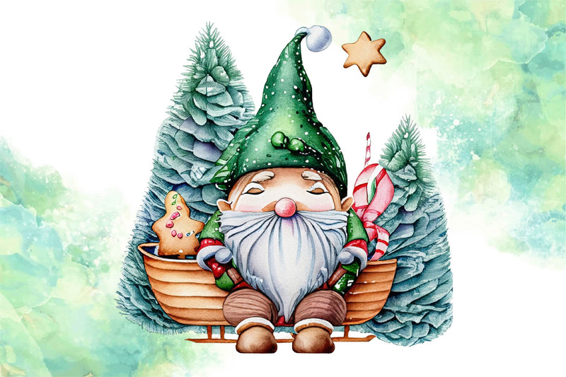Gnome With Cookies Clipart Bundle - CraftNest - Digital Crafting and Art