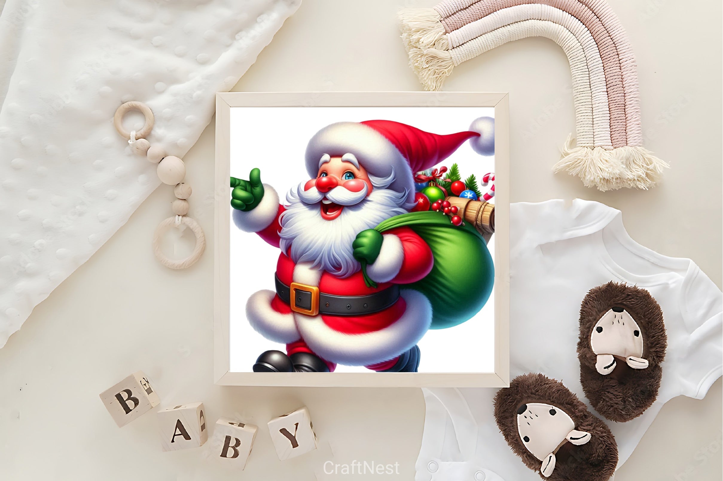 Funny Santa Clipart Bundle 2 - CraftNest - Digital Crafting and Art