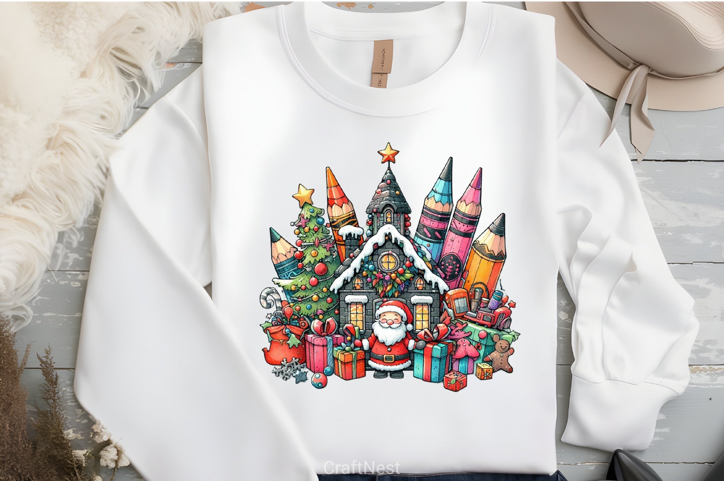 Christmas Teacher Clipart Bundle - CraftNest - Digital Crafting and Art