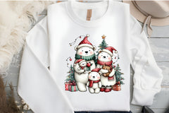 Christmas Animal Family Clipart Bundle - CraftNest - Digital Crafting and Art