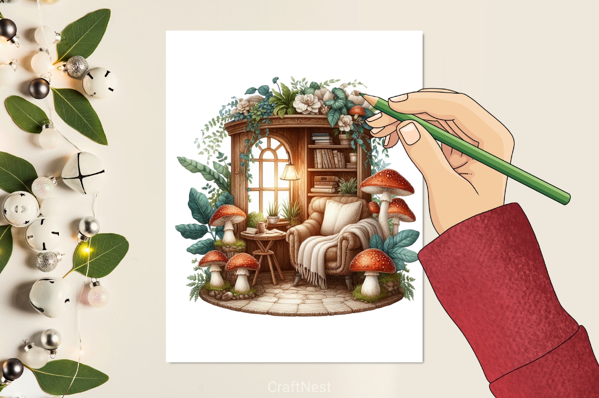 Cozy Sitting Area Clipart Bundle - CraftNest - Digital Crafting and Art