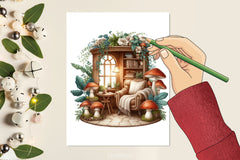 Cozy Sitting Area Clipart Bundle - CraftNest - Digital Crafting and Art