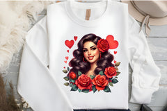 Valentine's Day Girl Clipart Bundle 4 - CraftNest - Digital Crafting and Art