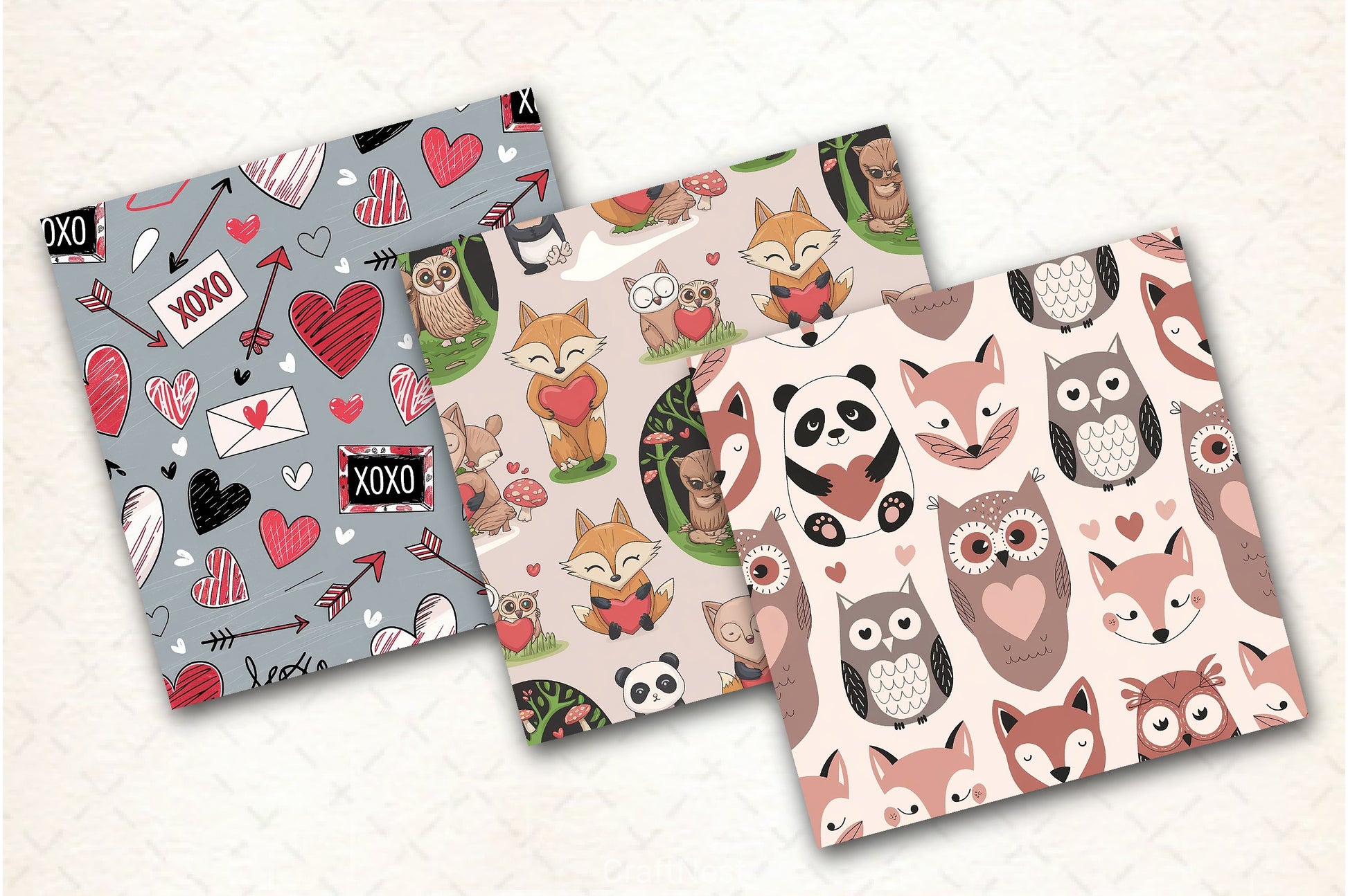 Valentine Hearts Clipart Bundle - CraftNest - Digital Crafting and Art