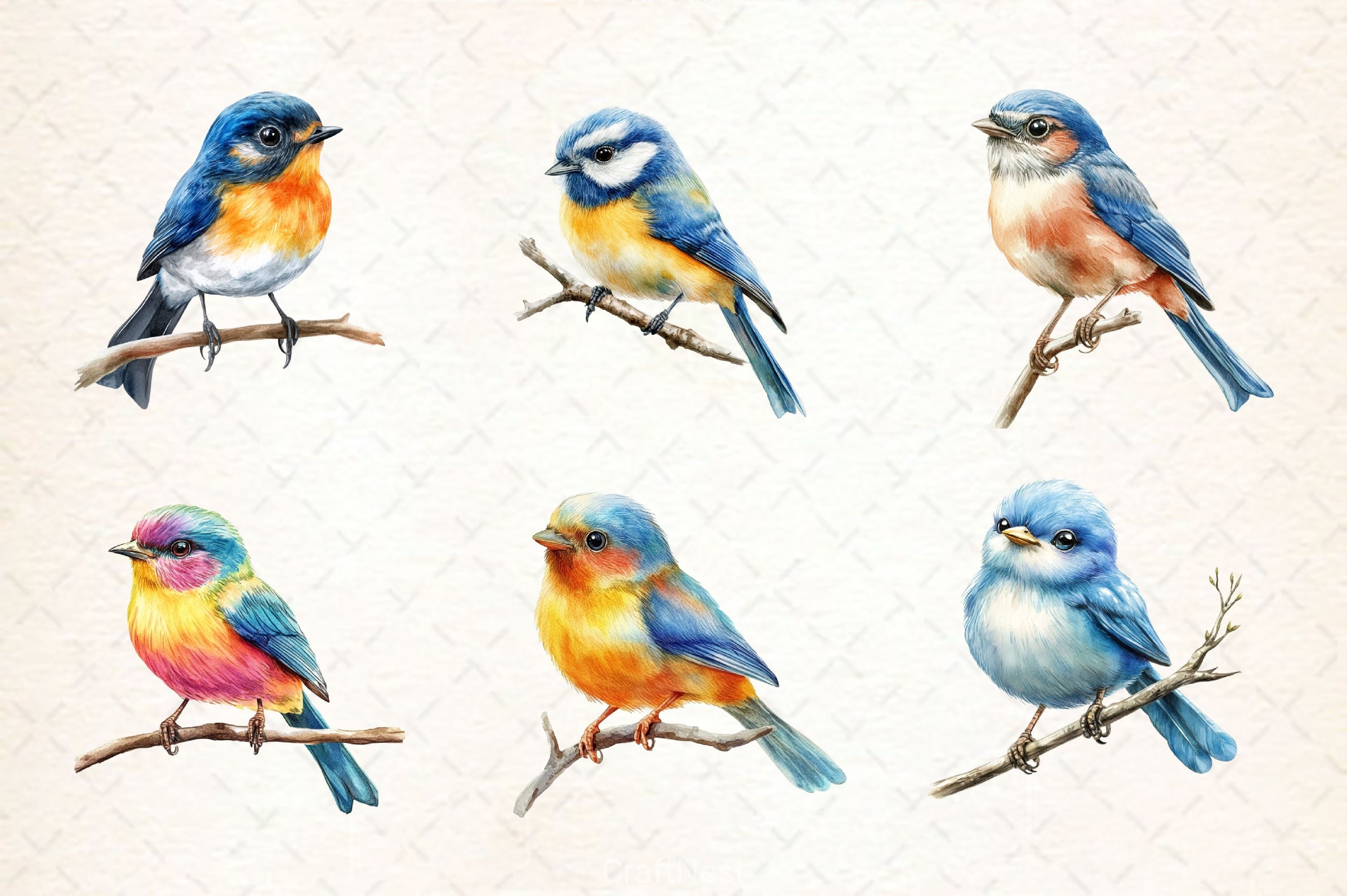 Birds Clipart Bundle 19 - CraftNest - Digital Crafting and Art