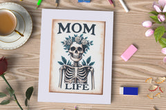 Sarcastic Mama Skeleton Clipart Bundle - CraftNest - Digital Crafting and Art