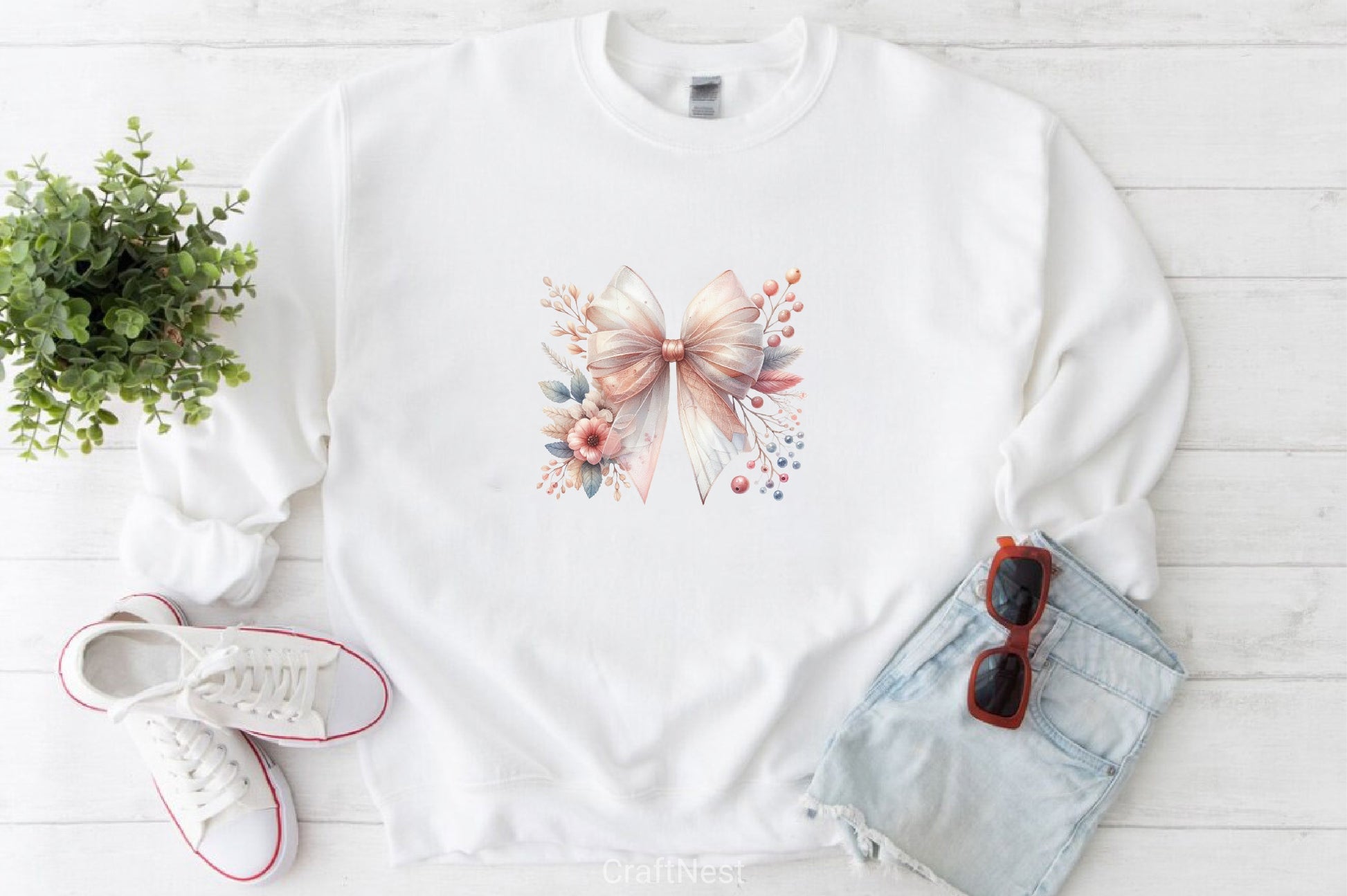 Magical Bow Clipart Bundle - CraftNest - Digital Crafting and Art