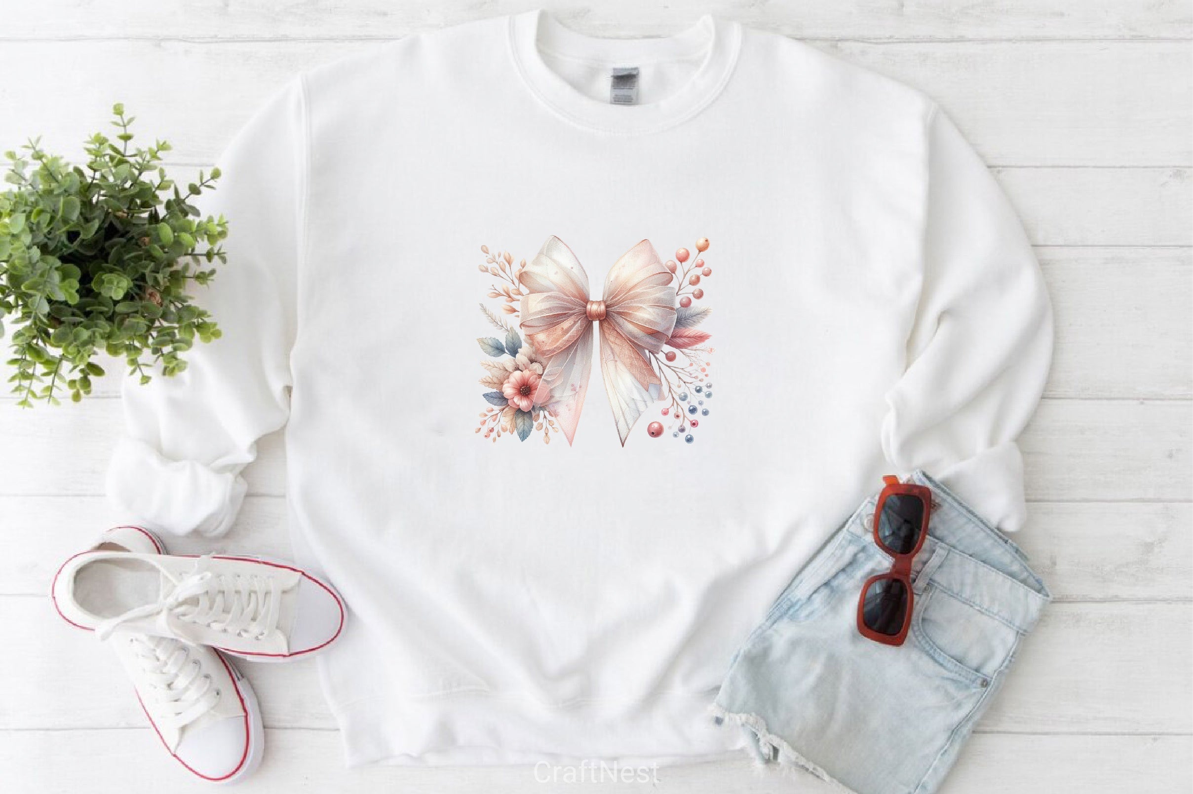 Magical Bow Clipart Bundle - CraftNest - Digital Crafting and Art