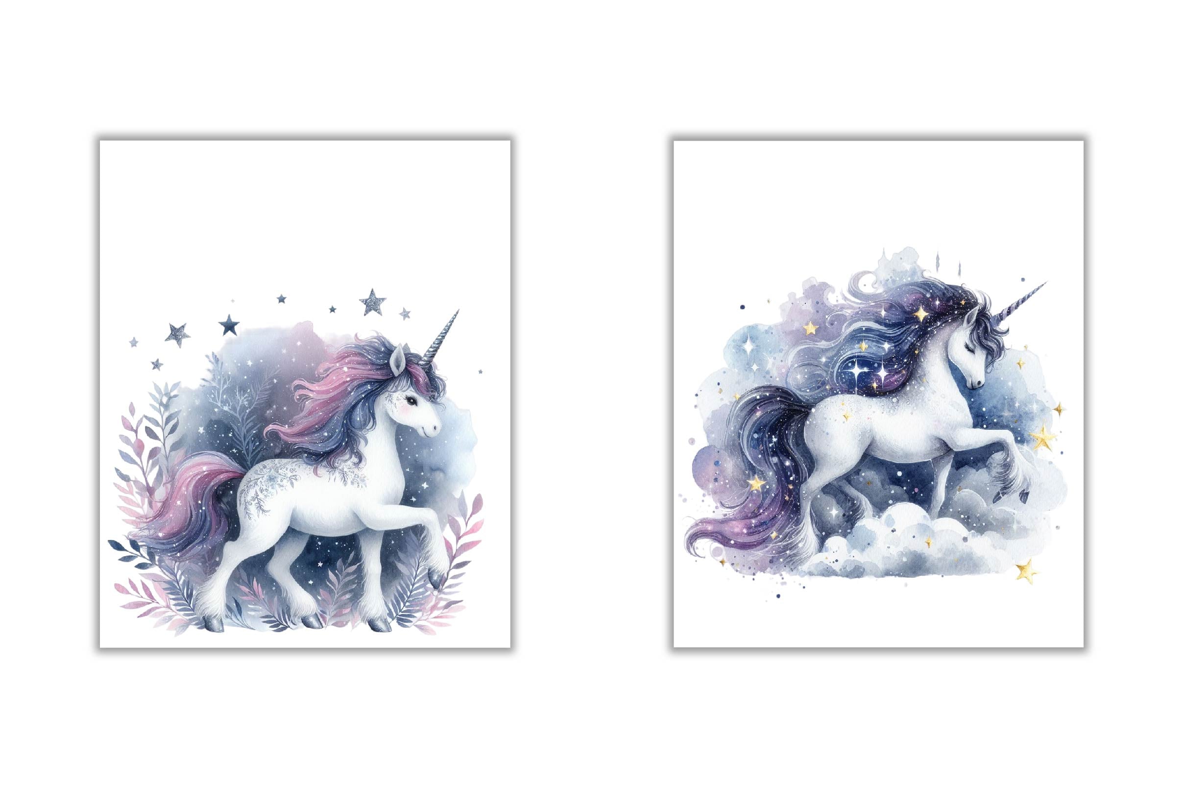 Night Unicorn Clipart Bundle - CraftNest - Digital Crafting and Art