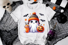 Cute Ghost Cute Halloween Clipart Bundle 6 - CraftNest - Digital Crafting and Art