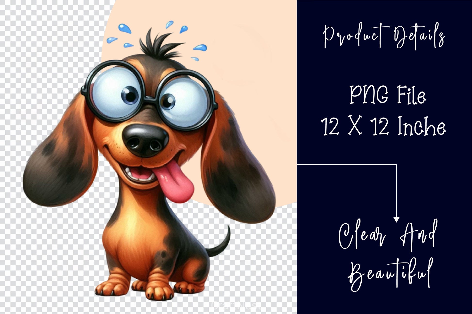 Cute And Funny Dachshund Clipart Bundle - CraftNest - Digital Crafting and Art