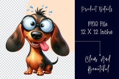 Cute And Funny Dachshund Clipart Bundle - CraftNest - Digital Crafting and Art
