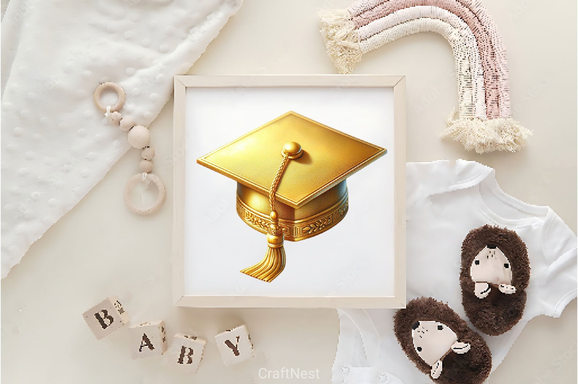 Colorful Graduation Cap Clipart Bundle - CraftNest - Digital Crafting and Art