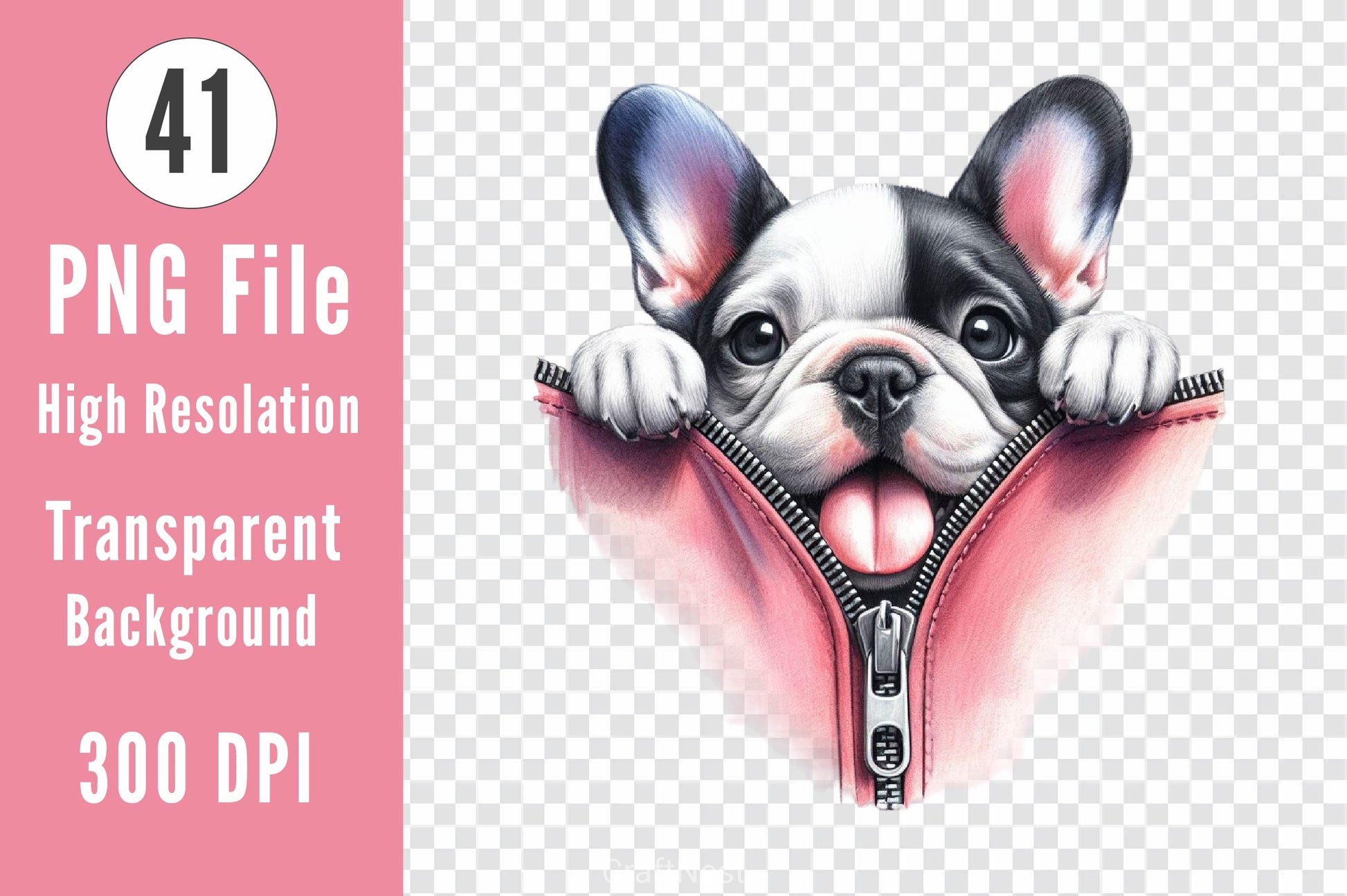 Cute Zipper Dogs Clipart Bundle - CraftNest - Digital Crafting and Art