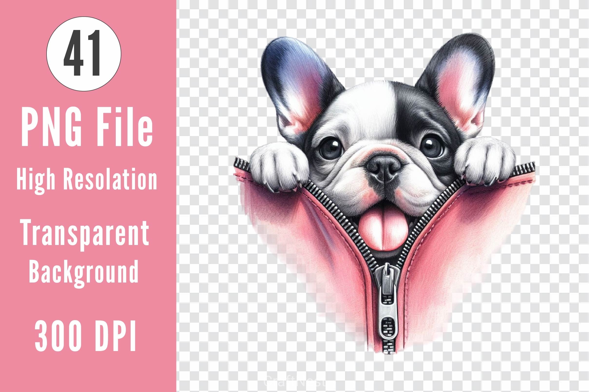 Cute Zipper Dogs Clipart Bundle - CraftNest - Digital Crafting and Art