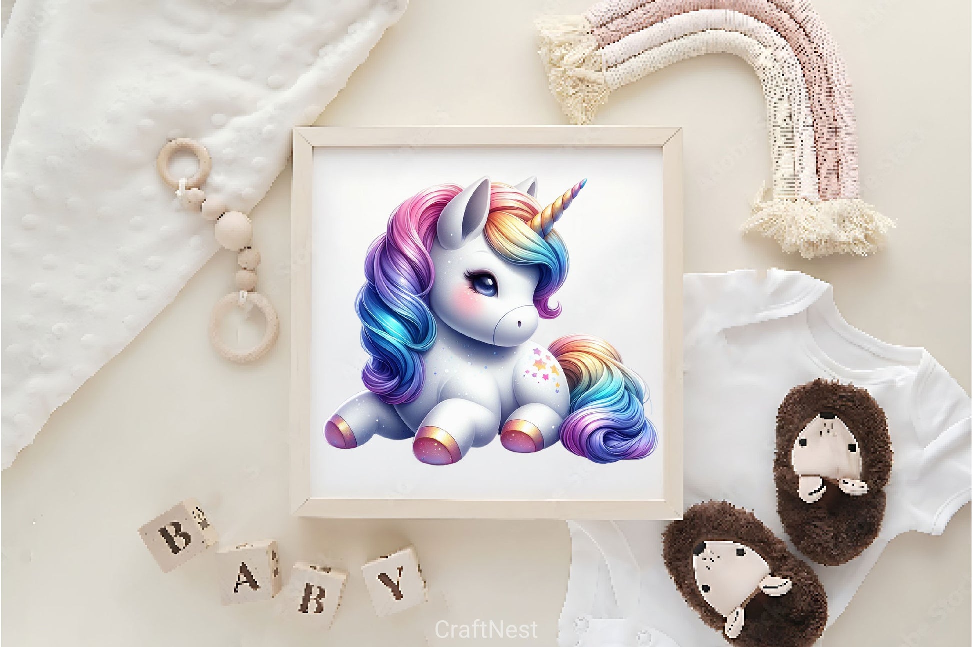 Cute Unicorn Clipart Bundle 9 - CraftNest - Digital Crafting and Art