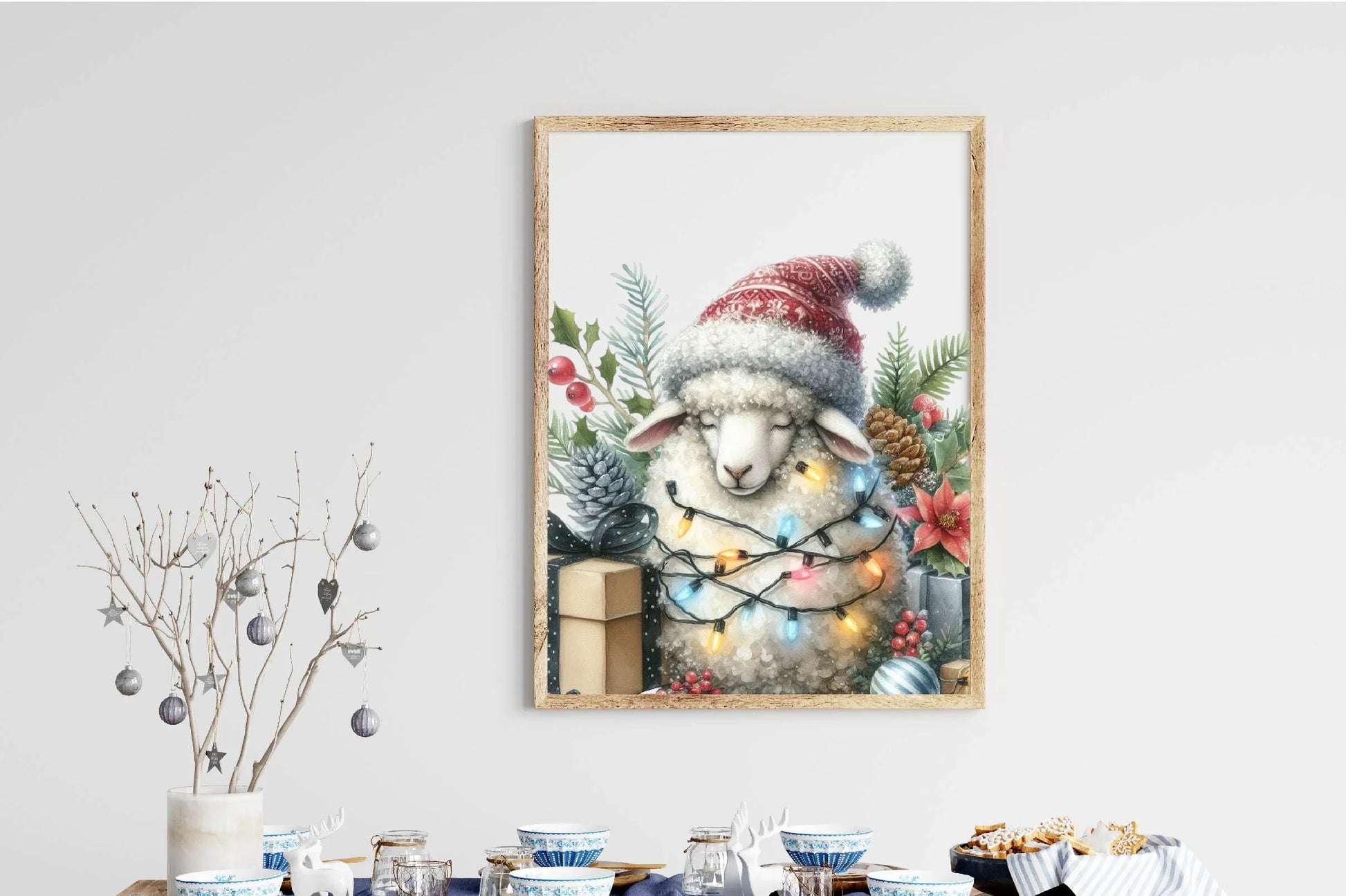 Christmas Sheep Clipart Bundle - CraftNest - Digital Crafting and Art