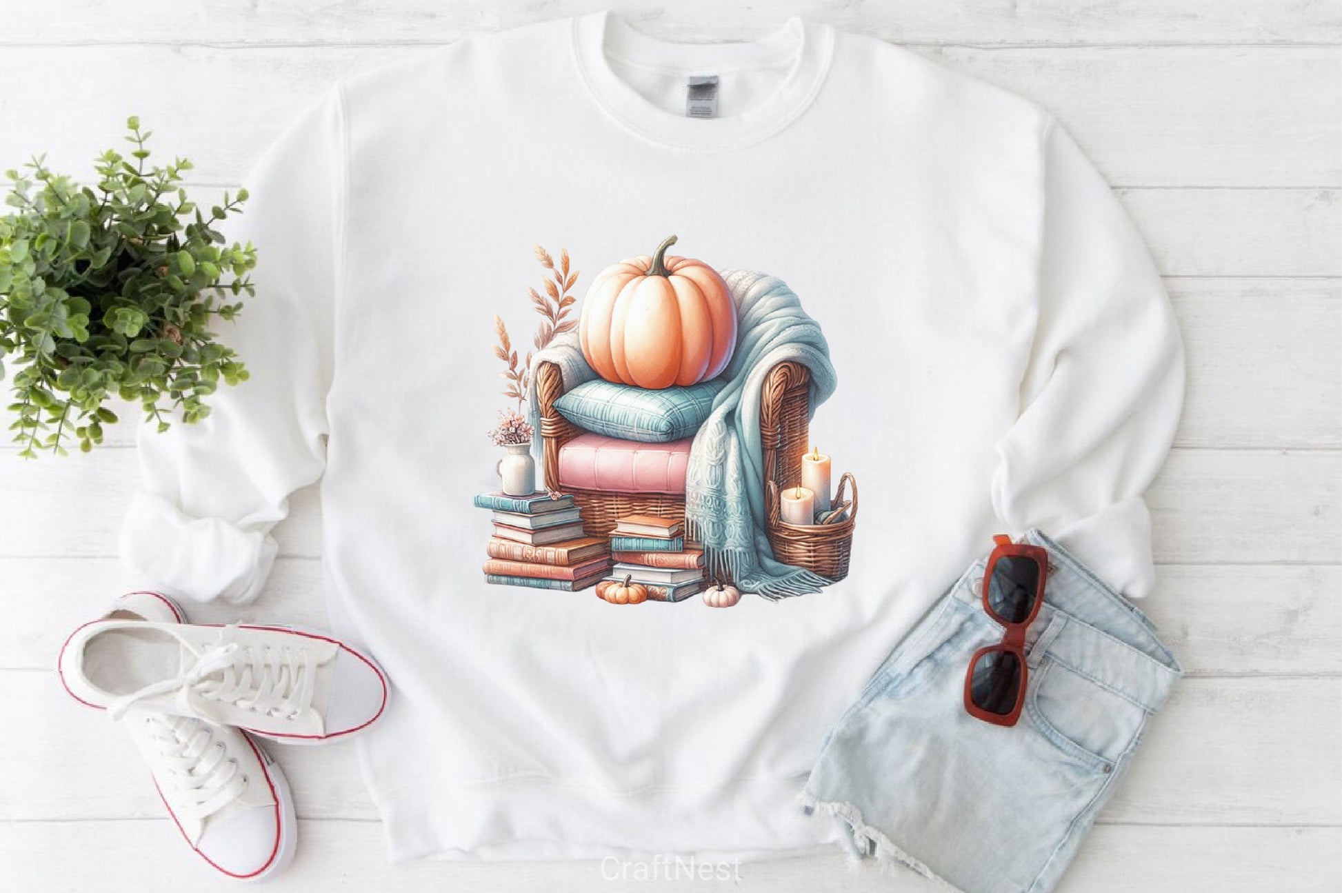 Autumn Pumpkin Clipart Bundle - CraftNest - Digital Crafting and Art