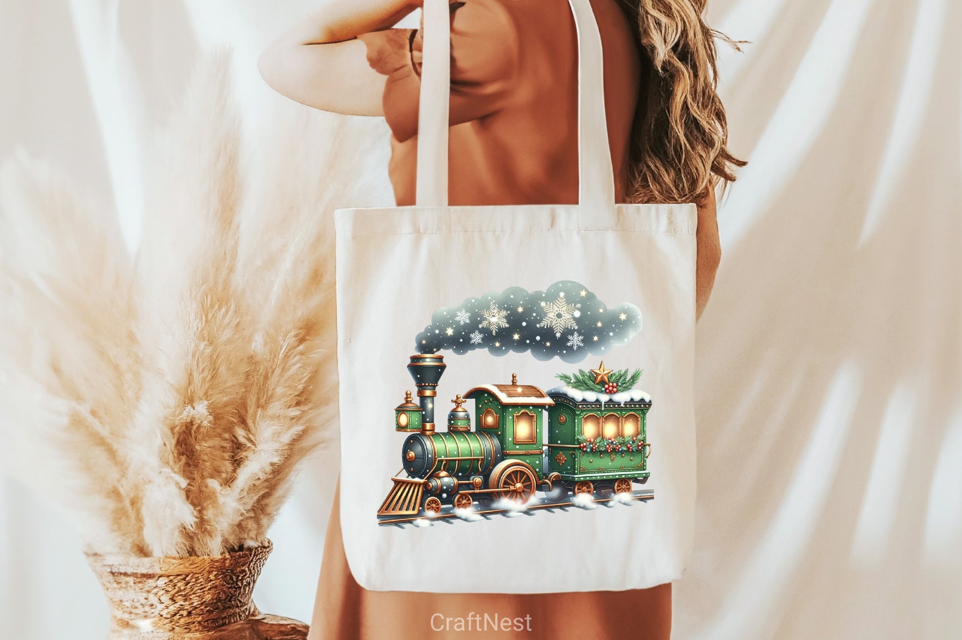 Christmas Train Clipart Bundle 1 - CraftNest - Digital Crafting and Art