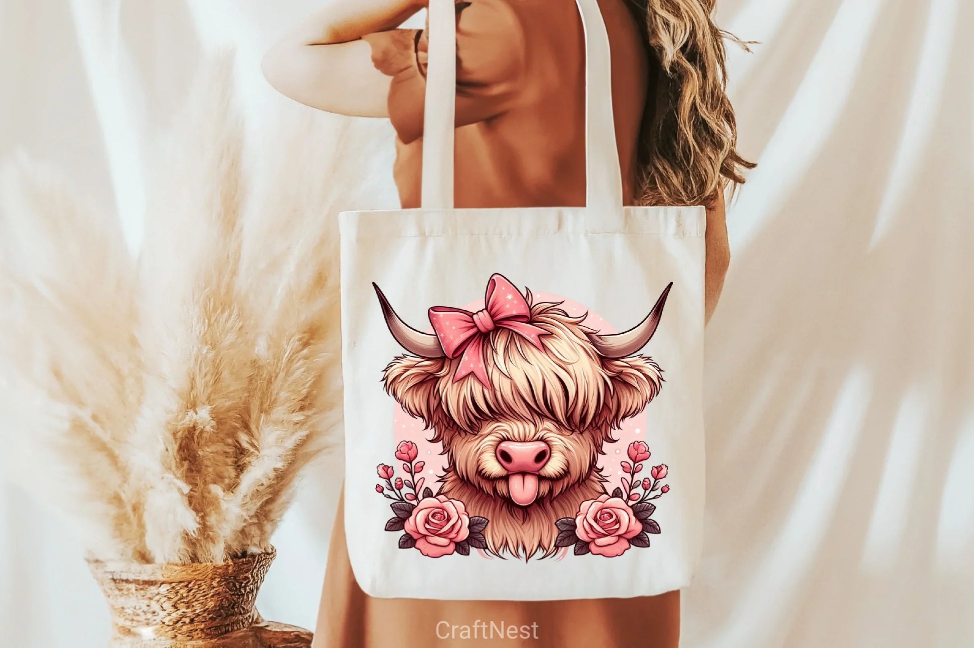 Highland Cow Valentine Clipart Bundle 3 - CraftNest - Digital Crafting and Art