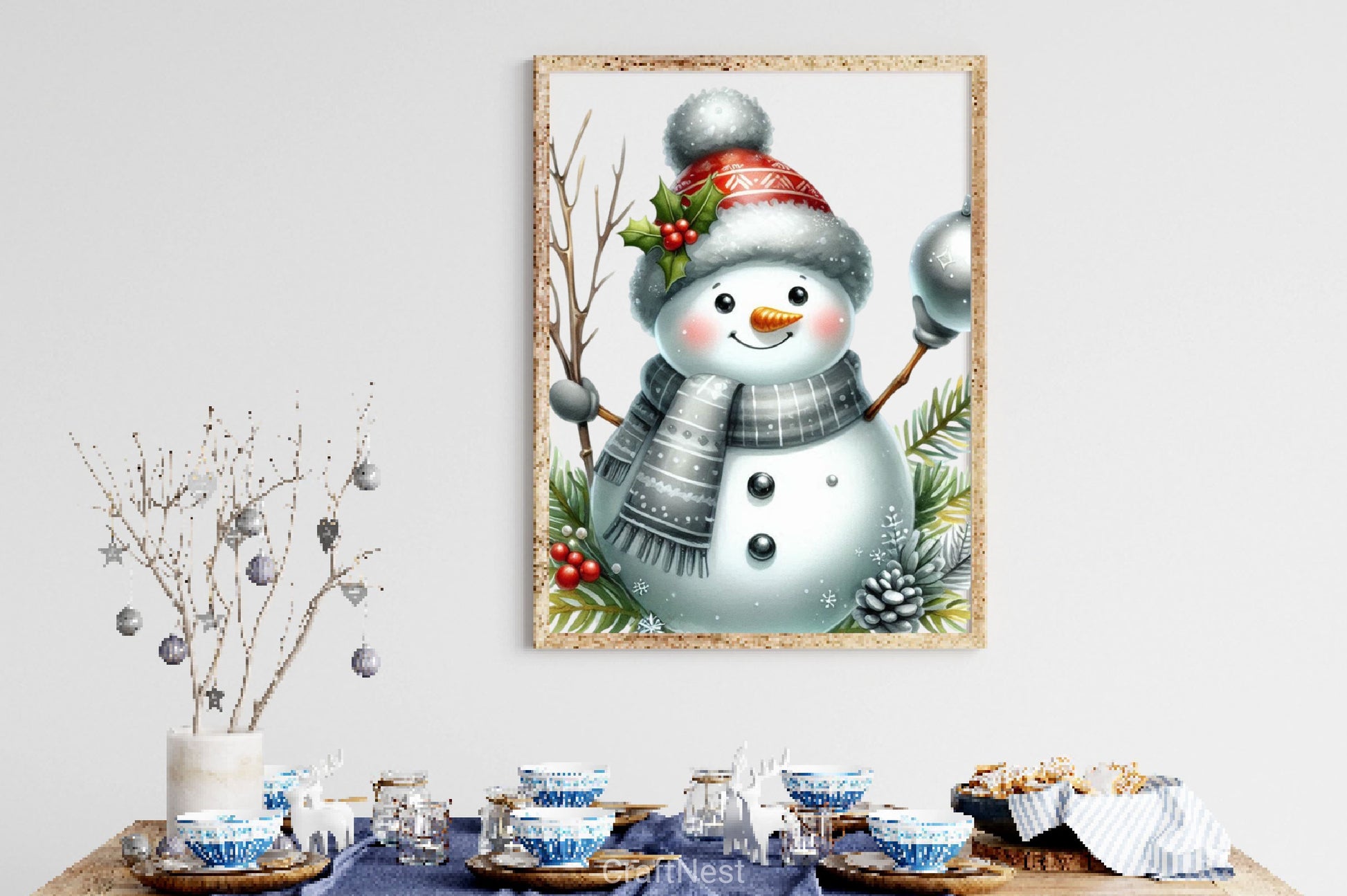 Christmas Snowman Clipart Bundle 4 - CraftNest - Digital Crafting and Art