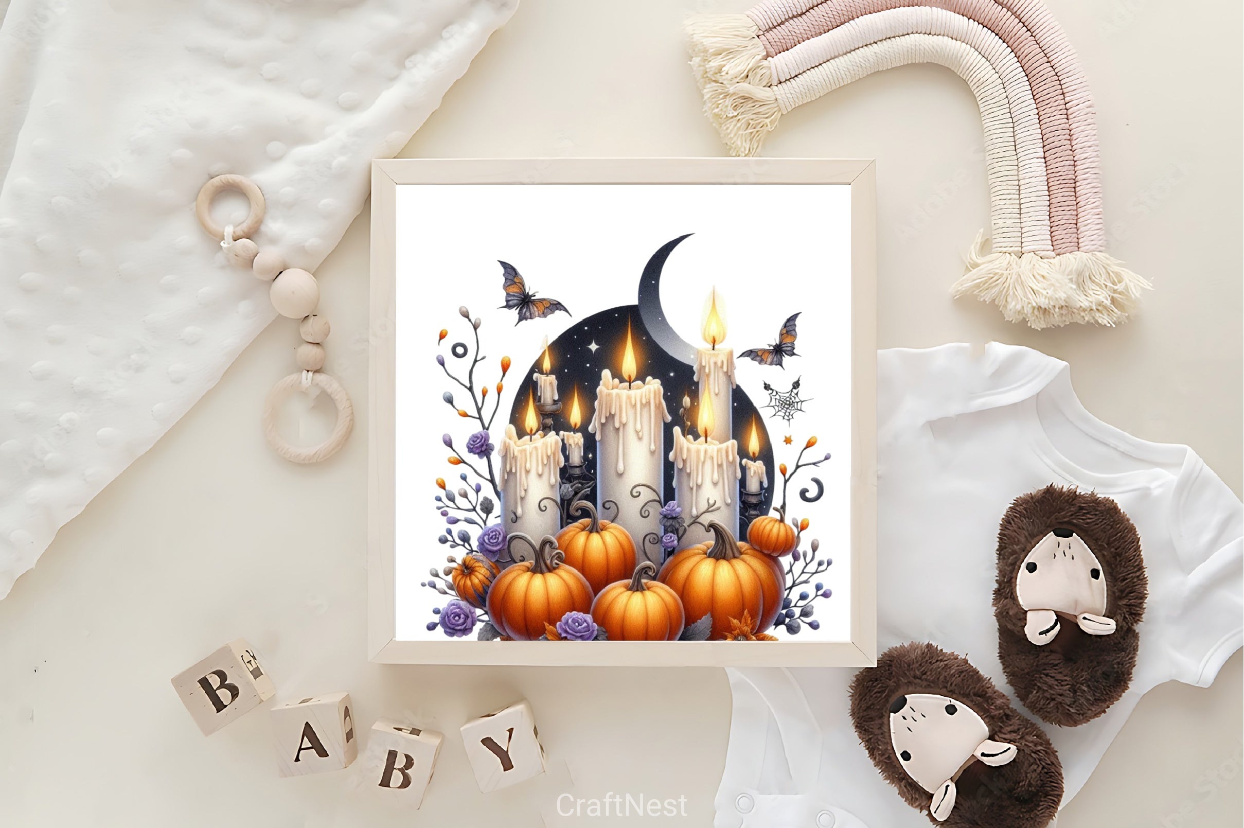 Halloween Candle Clipart Bundle - CraftNest - Digital Crafting and Art