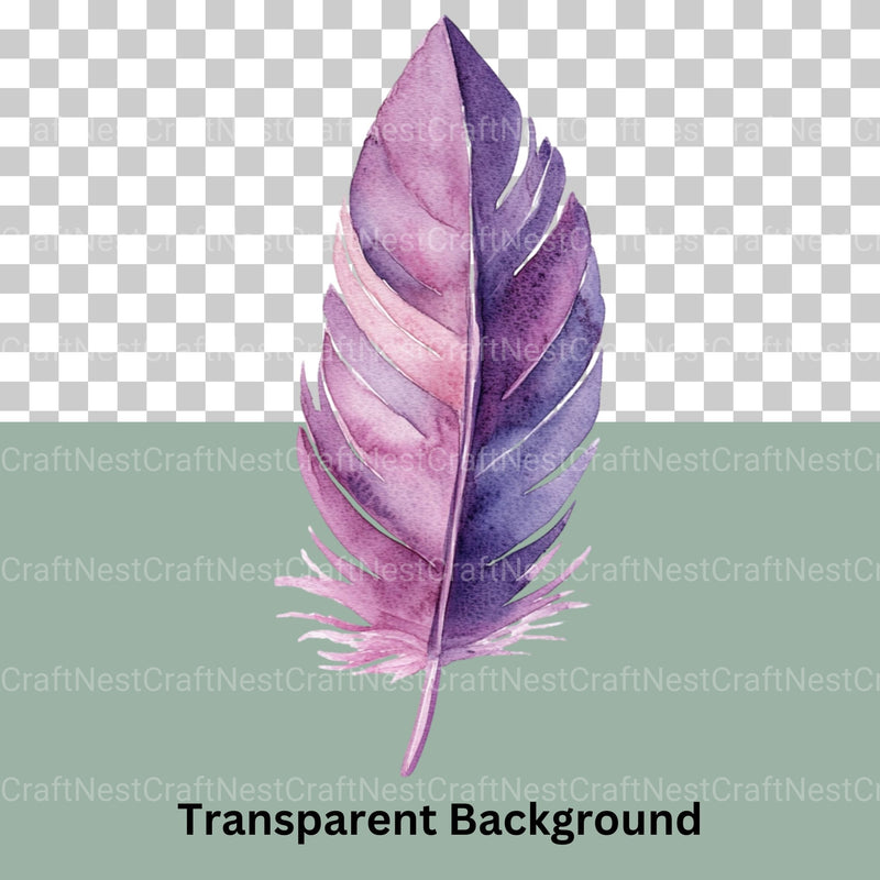 Feather Boho Clipart Bundle - CraftNest - Digital Crafting and Art