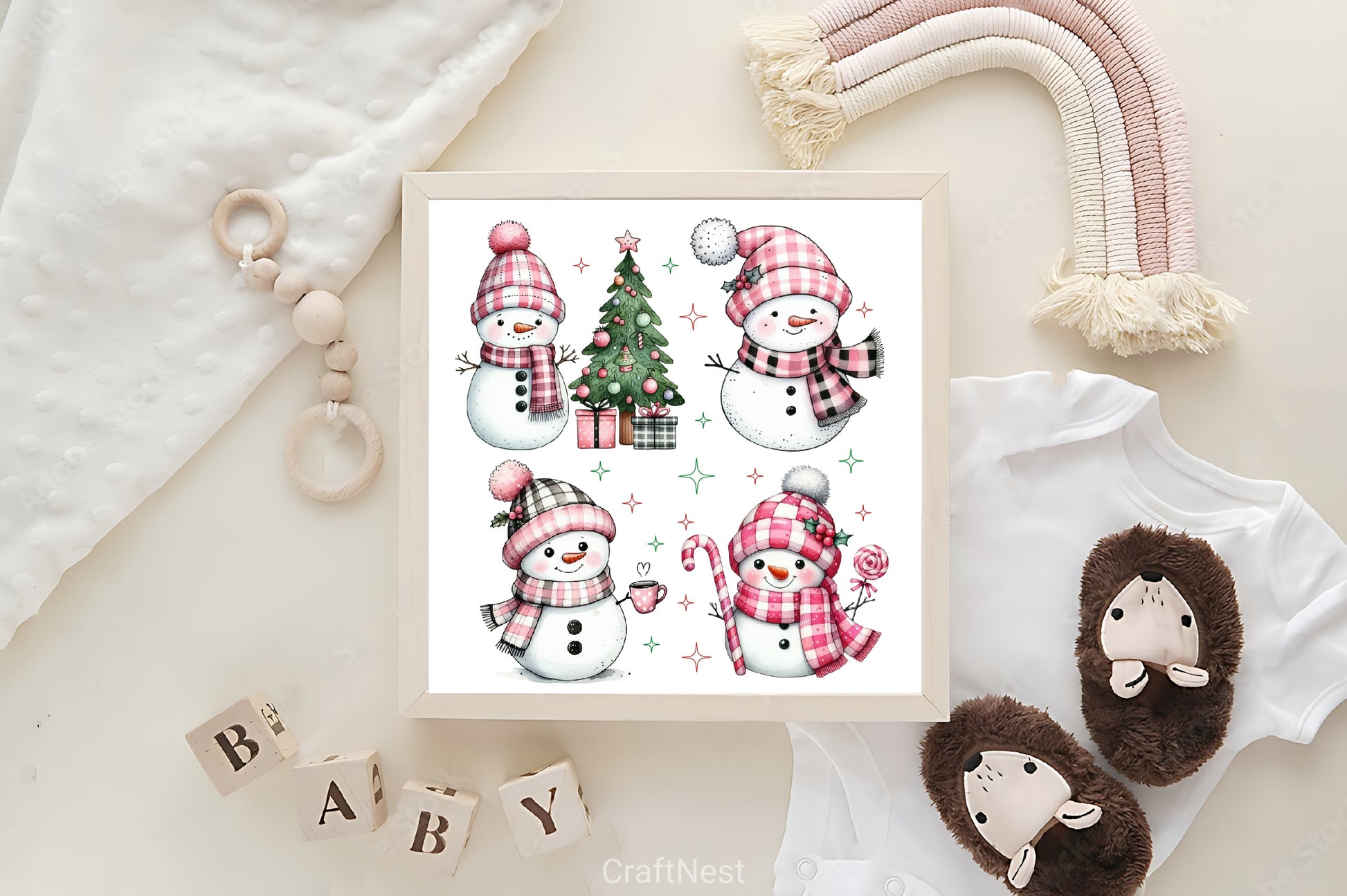 Christmas Snowman Clipart Bundle 12 - CraftNest - Digital Crafting and Art