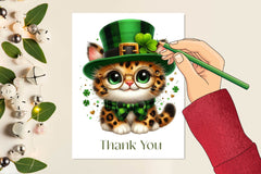 St Patrick's Cat Clipart Bundle - CraftNest - Digital Crafting and Art