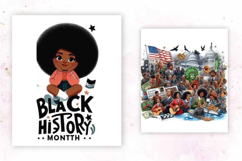 Black History Month Clipart Bundle 1 - CraftNest - Digital Crafting and Art